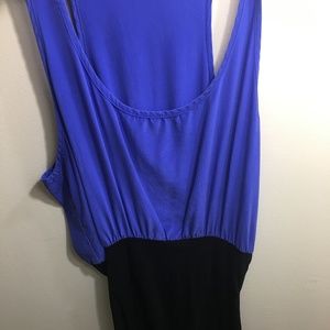 Blue / white party dress
